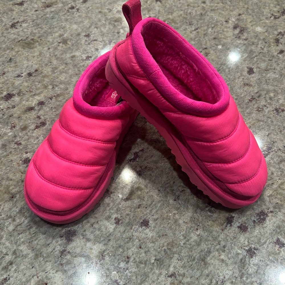 UGG Hot Pink Quilted Slippers